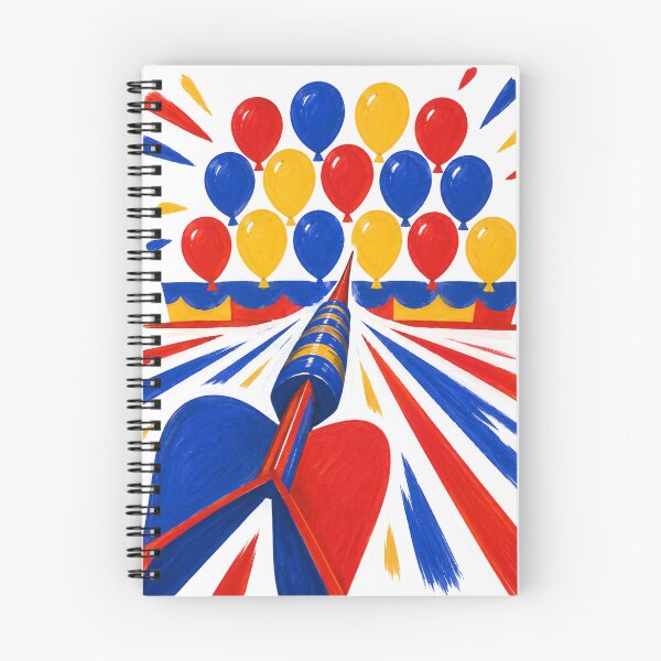 Item preview, Dart Flying Toward Carnival Balloons designed and sold by DrizzyV.