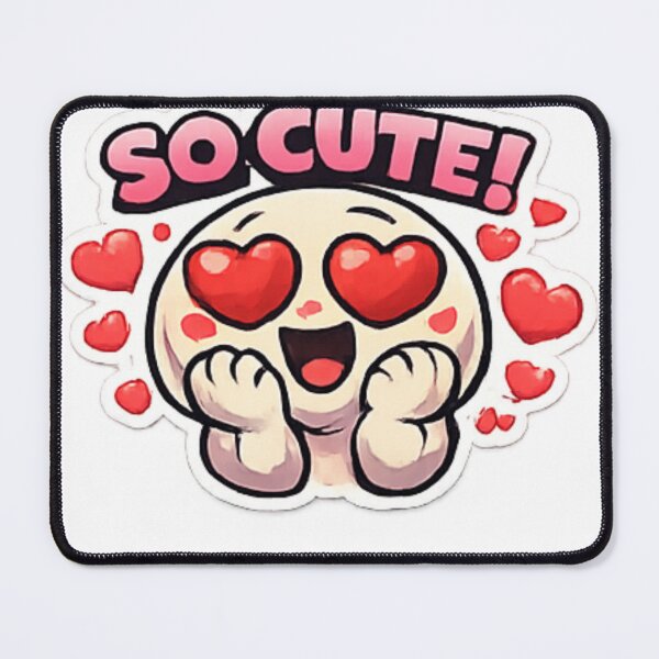 Item preview, So Cute Heart Eyes Sticker | Adorable Love Reaction Meme designed and sold by Jyotisima8929.