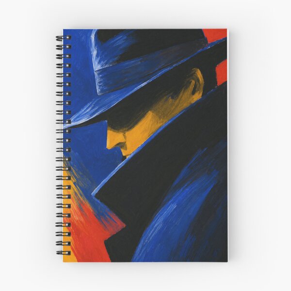 Item preview, Mysterious Detective Profile Portrait designed and sold by DrizzyV.