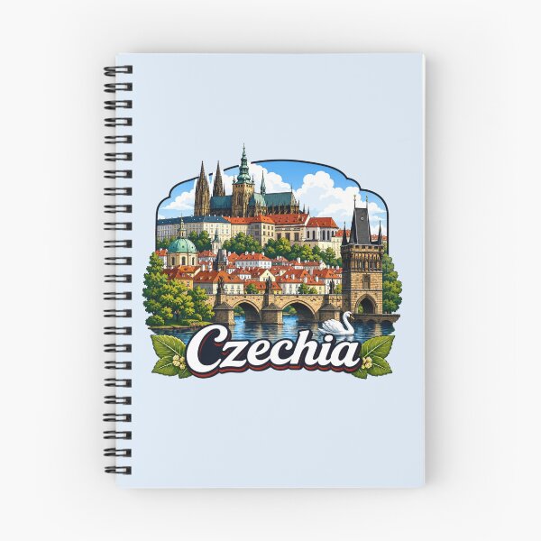 Item preview, Czechia, Prague Castle & Charles Bridge designed and sold by Myra365Art.