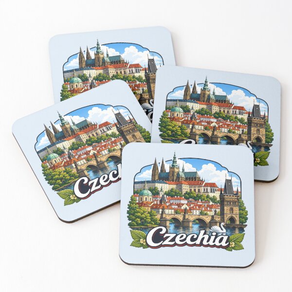 Item preview, Czechia, Prague Castle & Charles Bridge designed and sold by Myra365Art.