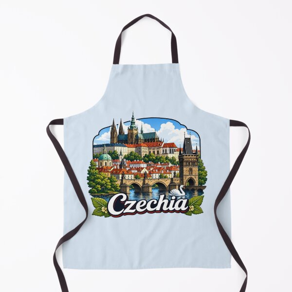 Item preview, Czechia, Prague Castle & Charles Bridge designed and sold by Myra365Art.