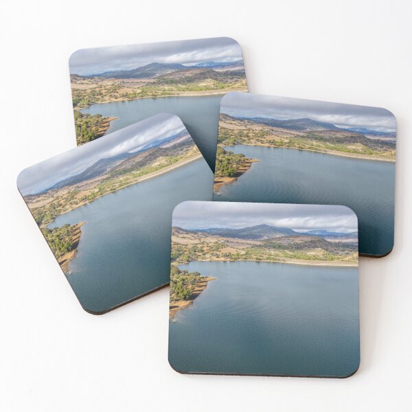 Item preview, Aerial View of Glenbawn Dam and Surrounding Landscape designed and sold by Justin Mckinney.