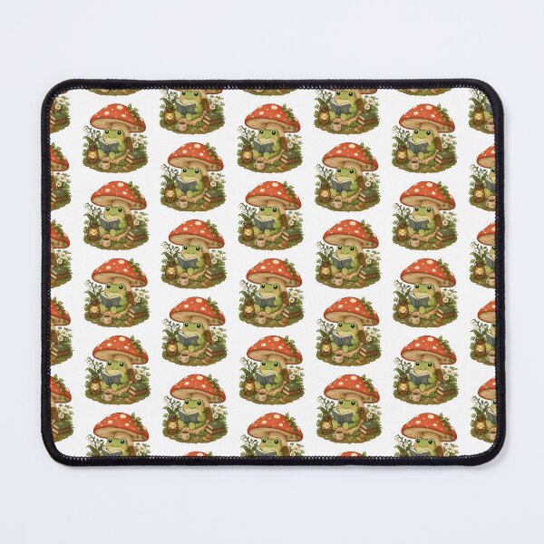 Item preview, Cozy Frog Reading Cottagecore Book designed and sold by PriyankaSonara.