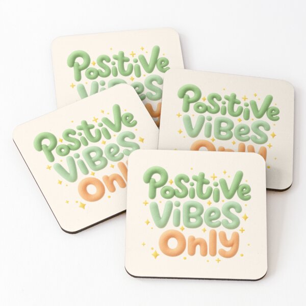 Item preview, Positive Vibes Only Pastel Motivational Design designed and sold by Siti Hoiriyah.
