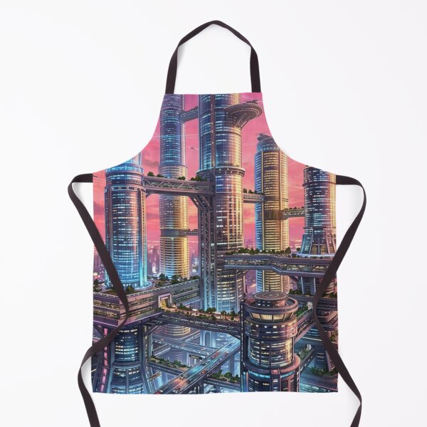 Item preview, Floating future metropolis in the light designed and sold by Sigtrix.