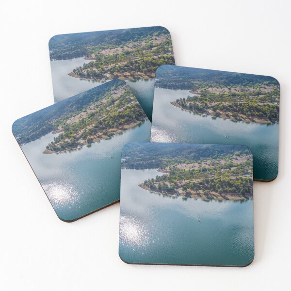 Item preview, Aerial View of Glenbawn Dam and Surrounding Landscape designed and sold by Justin Mckinney.