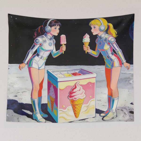 Item preview, Cosmic Frozen Treats Chilling on the Moon designed and sold by M-Y-A-R-T-.