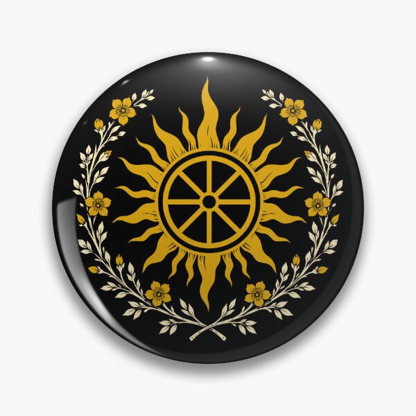 Item preview, Midsummer wheel sun with St. John's wort designed and sold by Christine Krahl.