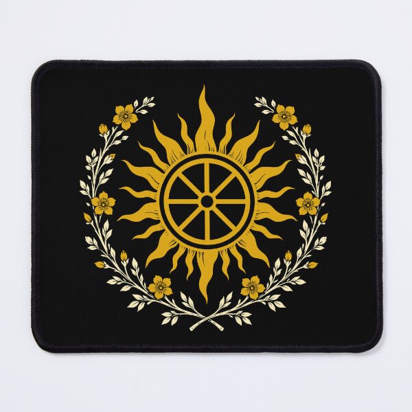 Item preview, Midsummer wheel sun with St. John's wort designed and sold by Christine Krahl.