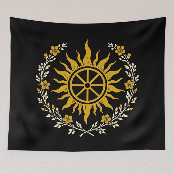 Item preview, Midsummer wheel sun with St. John's wort designed and sold by Christine Krahl.