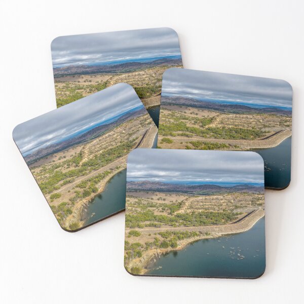 Item preview, Aerial View of Glenbawn Dam and Surrounding Landscape designed and sold by Justin Mckinney.