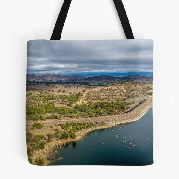 Item preview, Aerial View of Glenbawn Dam and Surrounding Landscape designed and sold by Justin Mckinney.