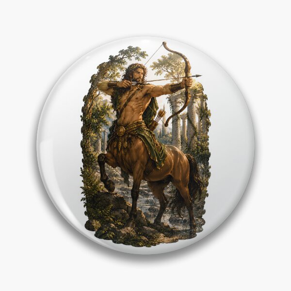 Item preview, Chiron the Wise Centaur | Greek Mythology Legendary Teacher Art designed and sold by MythwovenShop.