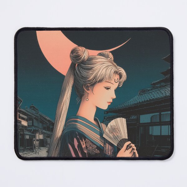 Item preview, Tsuki No Usagi Ukiyo-e: Crescent Moon Night designed and sold by Visual Studio.