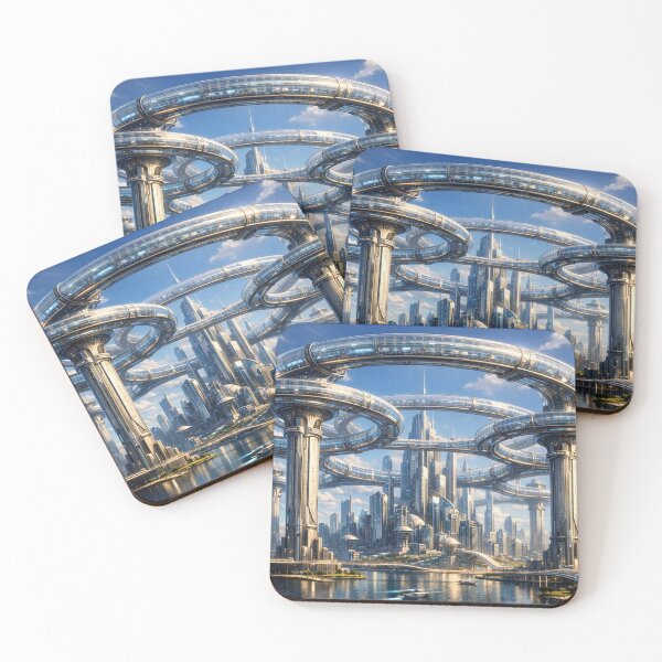 Item preview, Futuristic urban vision on the rise designed and sold by Sigtrix.