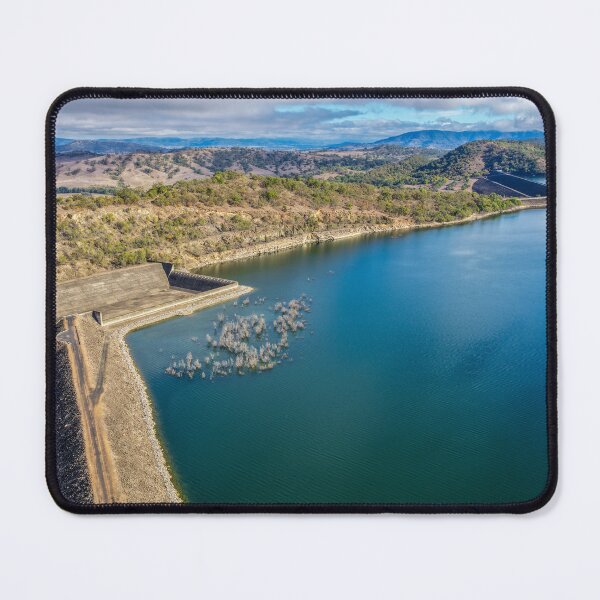 Item preview, Aerial View of Glenbawn Dam and Surrounding Landscape designed and sold by Justin Mckinney.