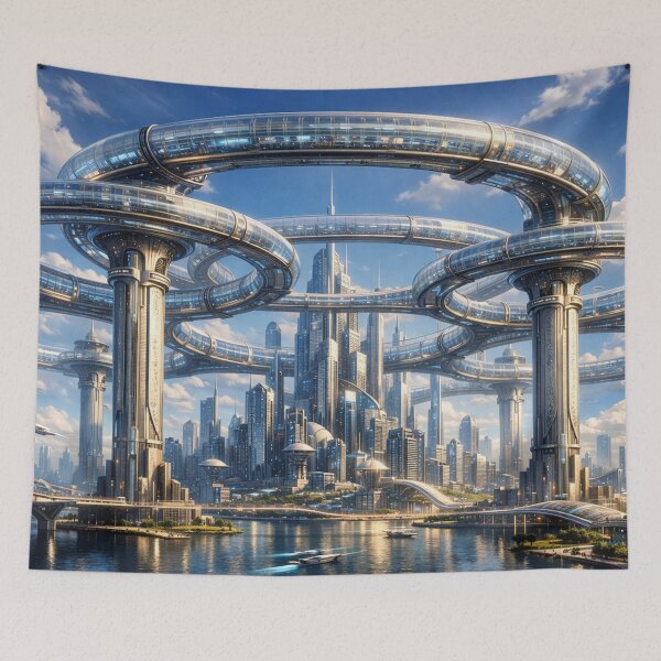 Item preview, Futuristic urban vision on the rise designed and sold by Sigtrix.