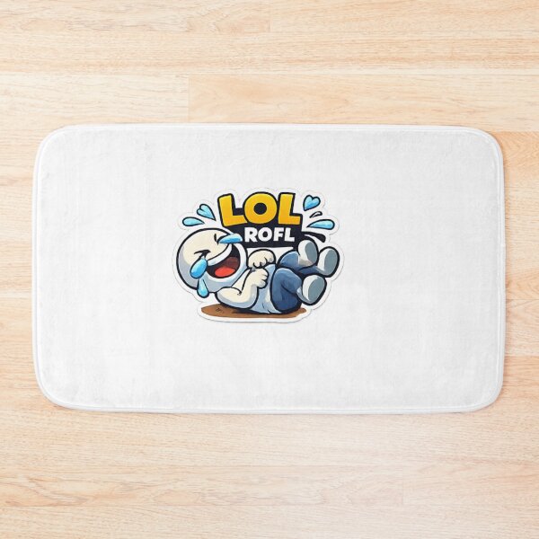 Item preview, LOL ROFL Funny Laughing Sticker | Meme Reaction Art designed and sold by Jyotisima8929.