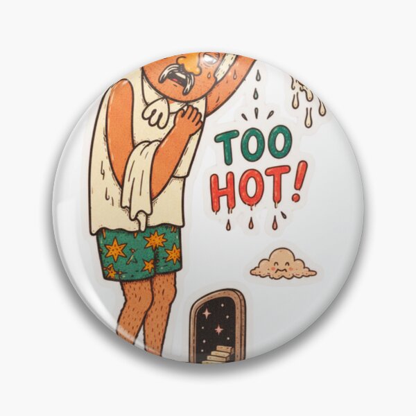 Item preview, Too Hot Beach Vibes Sticker  designed and sold by Soeklahan07.