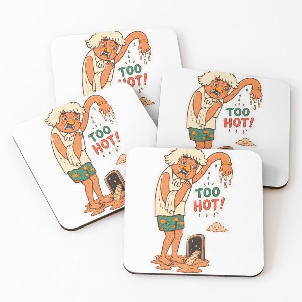 Item preview, Too Hot Beach Vibes Sticker  designed and sold by Soeklahan07.