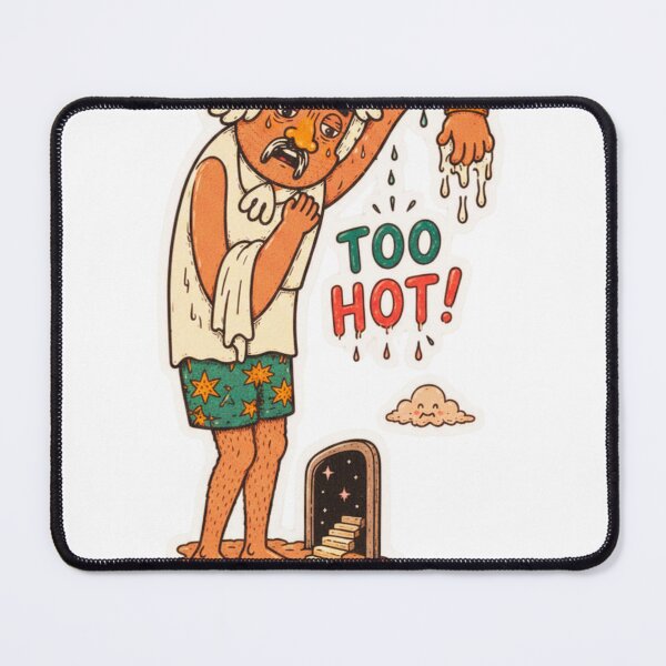 Item preview, Too Hot Beach Vibes Sticker designed and sold by Soeklahan07.