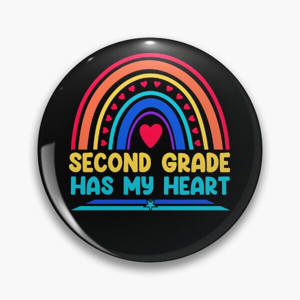 Item preview, Second Grade Rainbow Heart designed and sold by SiarheiYur.