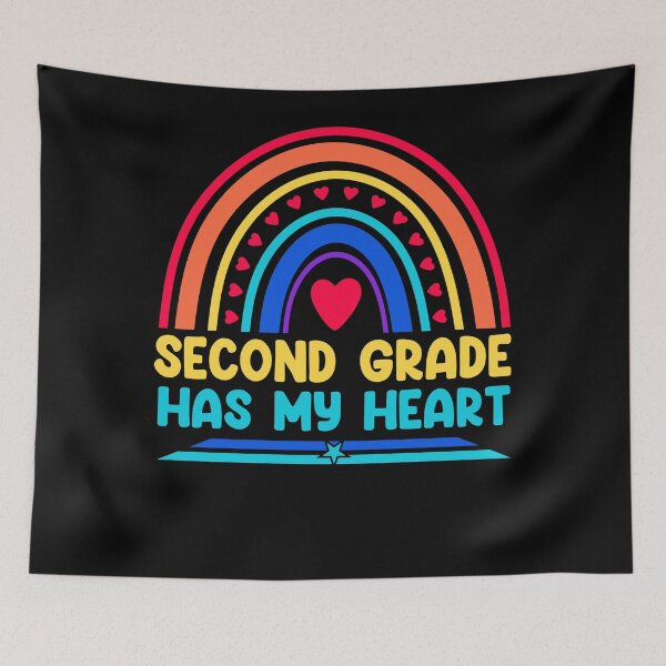 Item preview, Second Grade Rainbow Heart designed and sold by SiarheiYur.