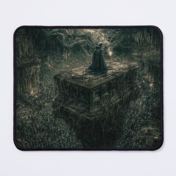 Item preview, The Thornwick Quarter: The Convocation | Victorian Gothic City Crowd Dark Fantasy Art Print designed and sold by Opetis.
