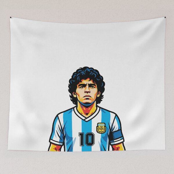 Item preview, Young Diego Maradona Portrait - Argentina #10 designed and sold by PixelCatalyst.