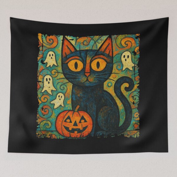 Item preview, Halloween Cat designed and sold by TeeCodes.