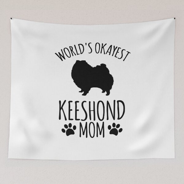 Item preview, Worlds Okayest Keeshond Mom - Dog Mom designed and sold by kindxinn.