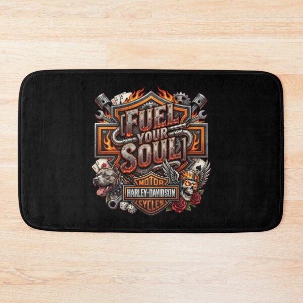 Item preview, Harley Davidson Fuel Your Soul Classic Cruiser Illustration designed and sold by enzoade.