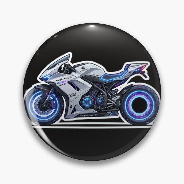 Item preview, Neo Tokyo Cyberpunk Futuristic Motorcycle HUD Sticker designed and sold by Neo Tokio.