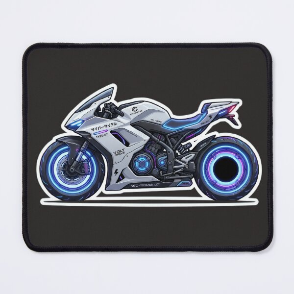 Item preview, Neo Tokyo Cyberpunk Futuristic Motorcycle HUD Sticker designed and sold by Neo Tokio.