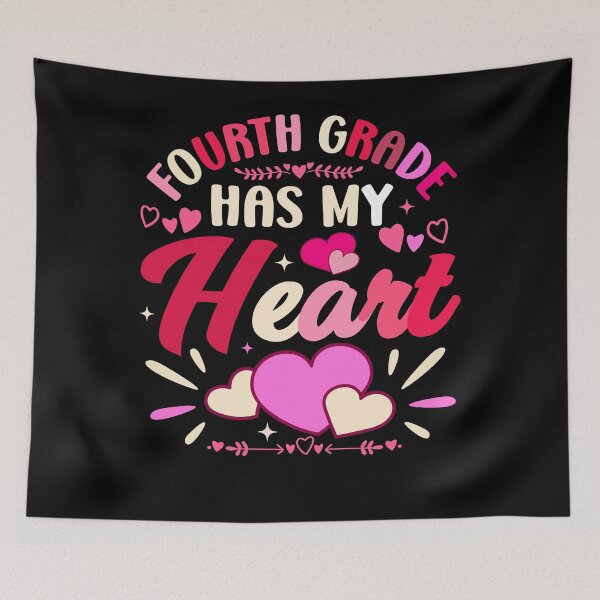 Item preview, Fourth Grade Has My Heart designed and sold by SiarheiYur.