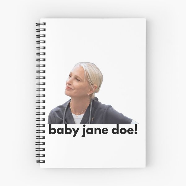 Artikelvorschau, Baby Jane Doe, Krankenschwester Dana Evans, The Pitt entworfen und verkauft von print-st0re.
