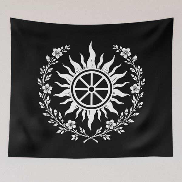 Item preview, Midsummer wheel sun with St. John's wort designed and sold by Christine Krahl.