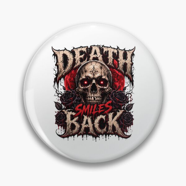 Item preview, Death Smiles Back. designed and sold by HorrorInkStudio.