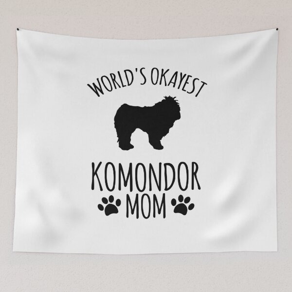 Item preview, Worlds Okayest Komondor Mom - Dog Mom designed and sold by kindxinn.