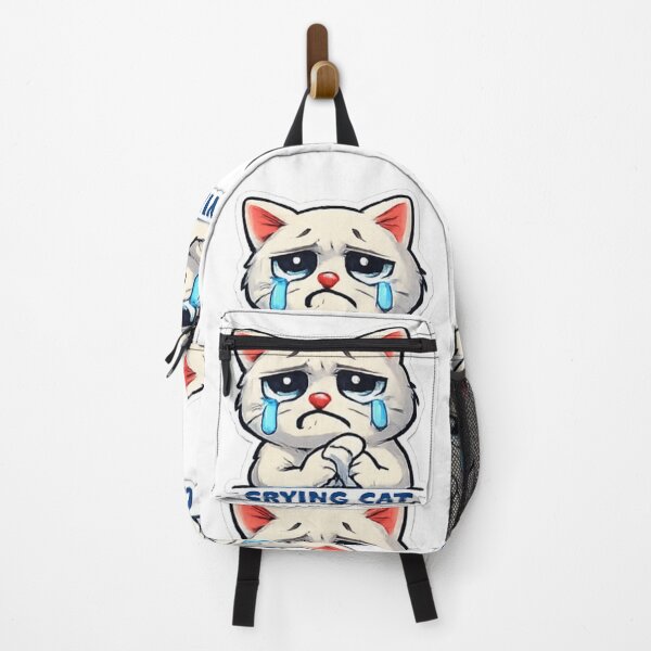 Item preview, Crying Cat Meme Sticker | Sad Cute Cat Reaction designed and sold by Jyotisima8929.