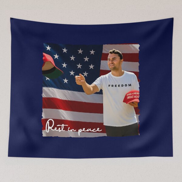 Item preview, Rest in peace Charlie Kirk designed and sold by TeeCodes.