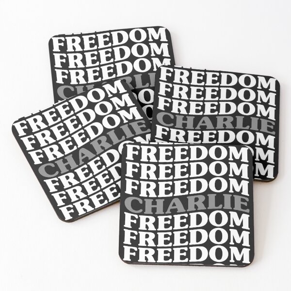 Item preview, FREEDOM CHARLIE KIRK designed and sold by TeeCodes.