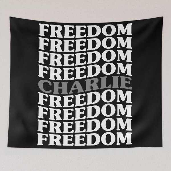 Item preview, FREEDOM CHARLIE KIRK designed and sold by TeeCodes.