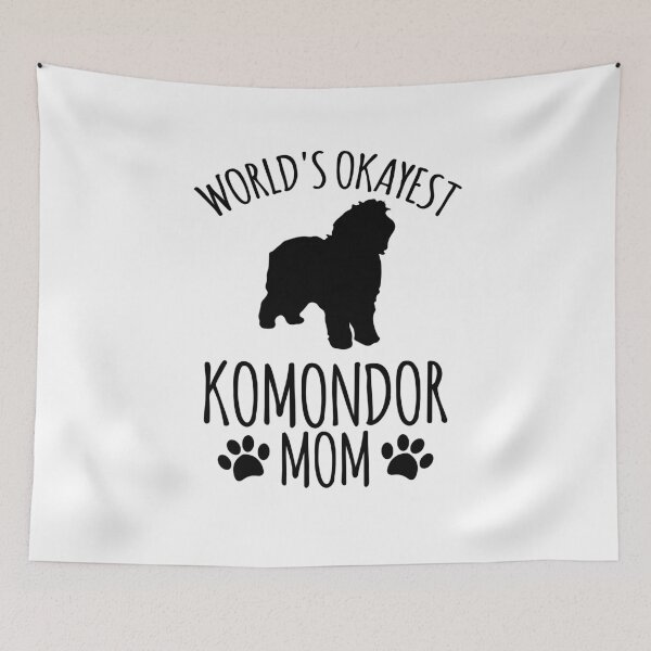 Item preview, Worlds Okayest Komondor Mom - Dog Mom designed and sold by kindxinn.