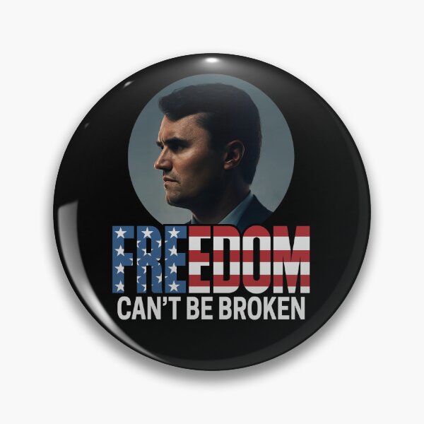 Item preview, Charlie Kirk: Freedom can't be broken designed and sold by TeeCodes.