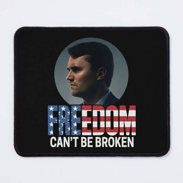 Item preview, Charlie Kirk: Freedom can't be broken designed and sold by TeeCodes.