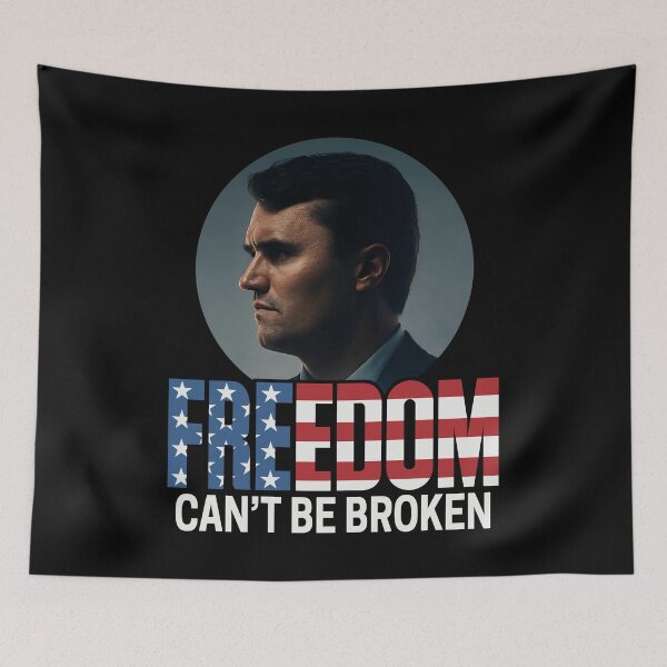Item preview, Charlie Kirk: Freedom can't be broken designed and sold by TeeCodes.