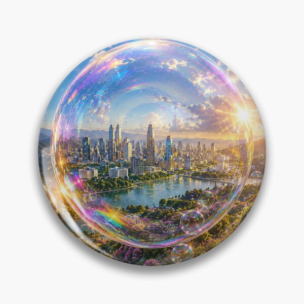 Item preview, City in a Bubble designed and sold by CosmicDreamAI.