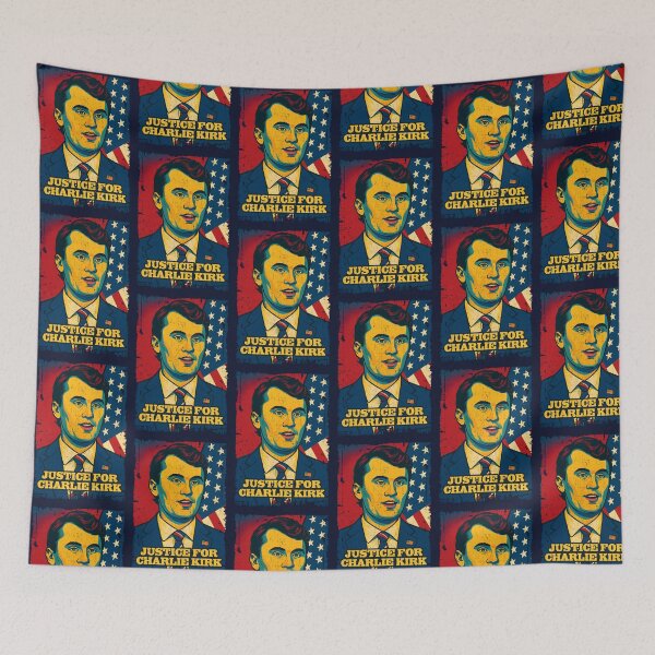 Item preview, JUSTICE FOR CHARLIE KIRK designed and sold by TeeCodes.